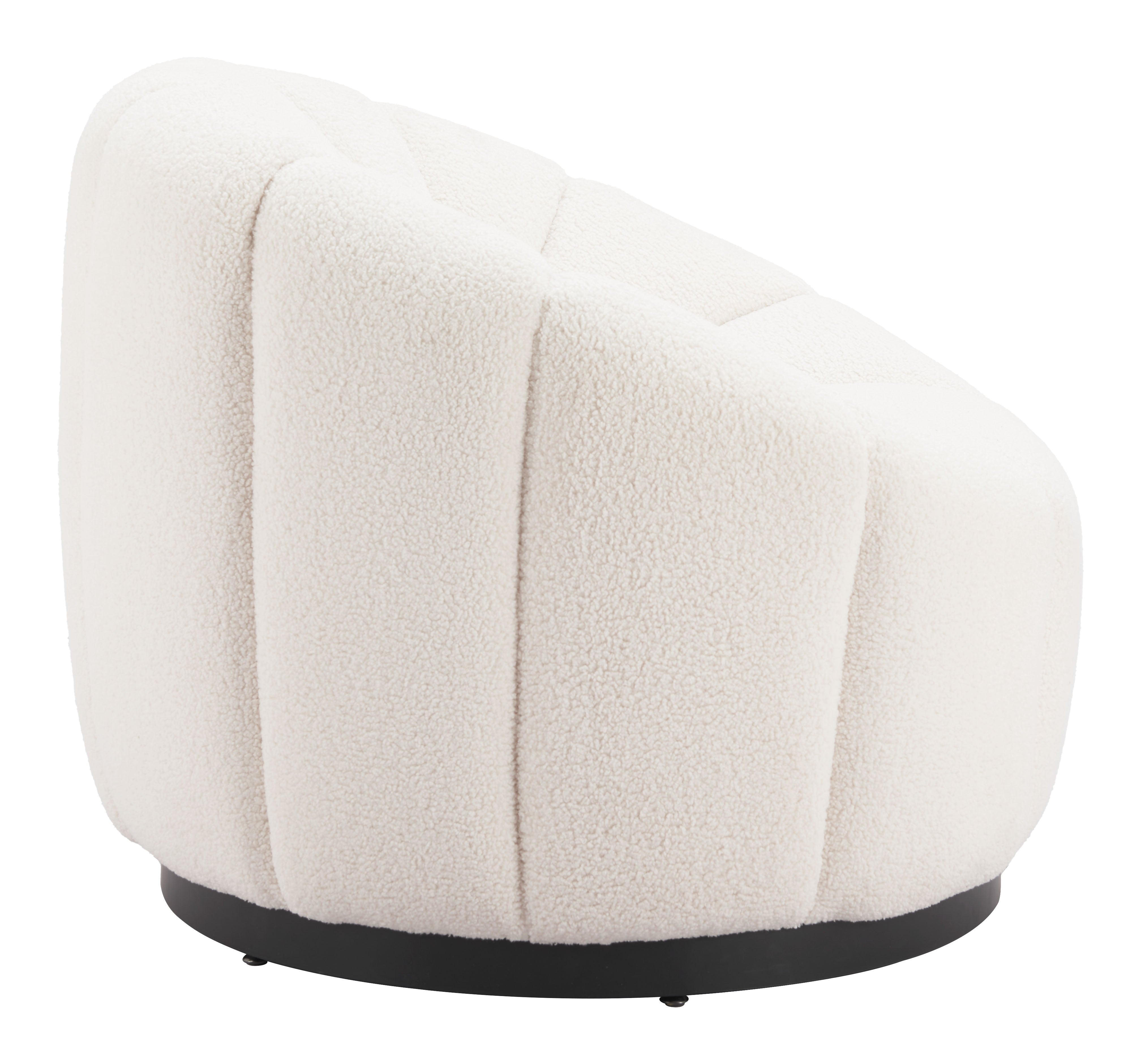 Zuo Modern Bhutan Accent Chair in Cream