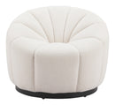 Zuo Modern Bhutan Accent Chair in Cream