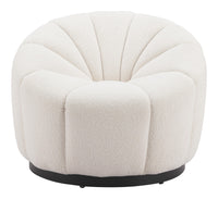 Zuo Modern Bhutan Accent Chair in Cream