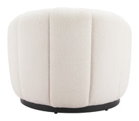 Zuo Modern Bhutan Accent Chair in Cream