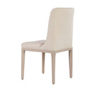 Sunpan Elisa Dining Chair in Grey Oak - Dazzle Cream / Naya Check Black / Light Oak - Mainz Cream