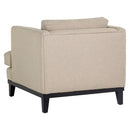 Sunpan Kaius Armchair in Limelight Oat / Limelight Silver