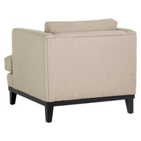 Sunpan Kaius Armchair in Limelight Oat / Limelight Silver