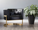 Sunpan Karissa Lounge Chair - Cantina Black