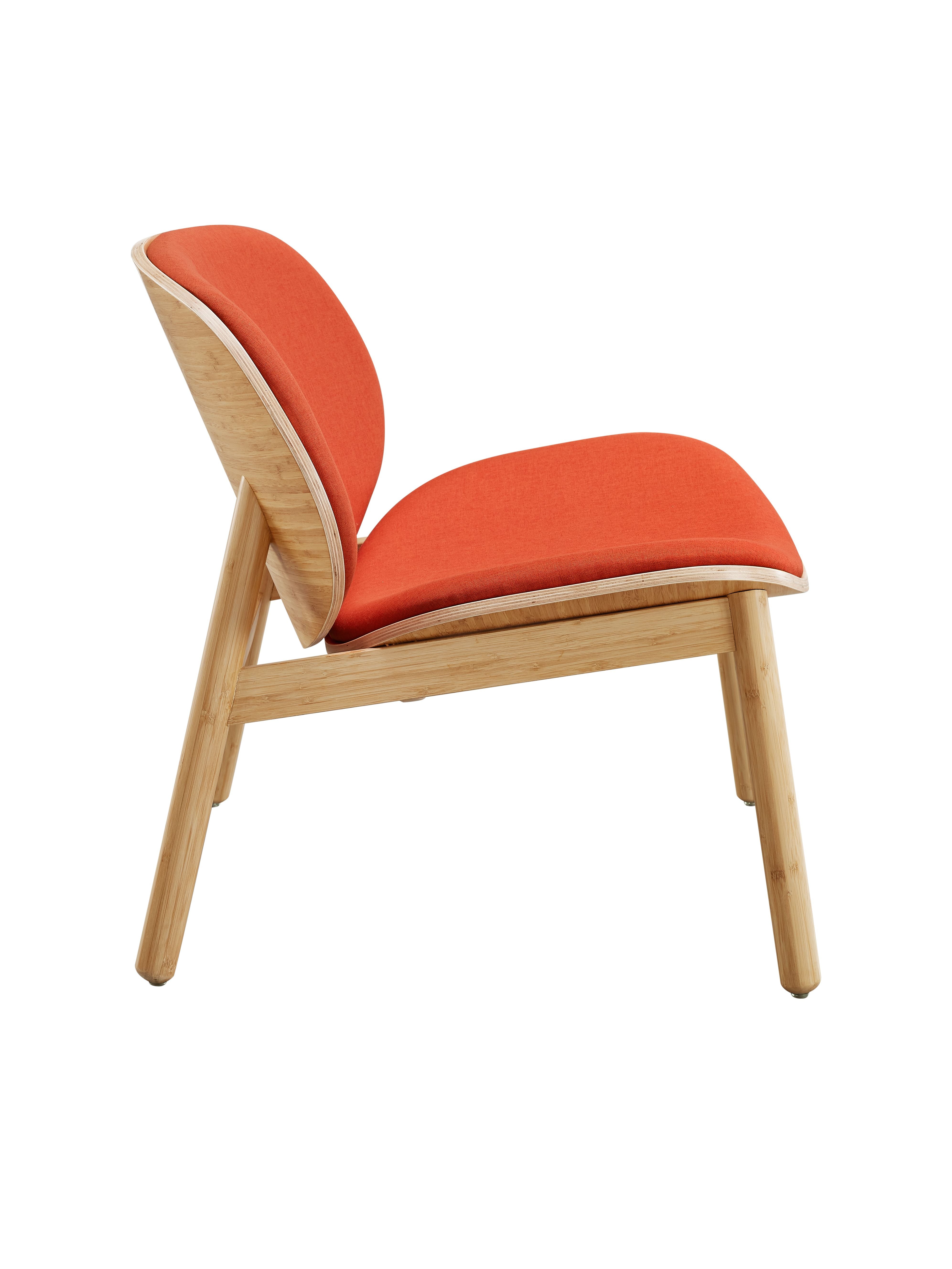 Greenington Danica Lounge Chair, Wheat-Grey / Wheat-Red