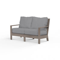 Sunset West Laguna Aluminum Loveseat with Cushion