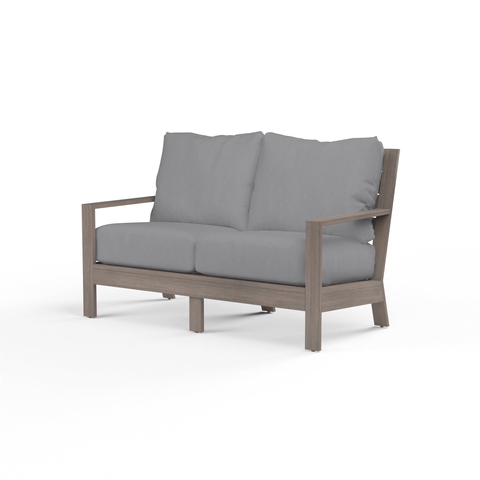 Sunset West Laguna Aluminum Loveseat with Cushion