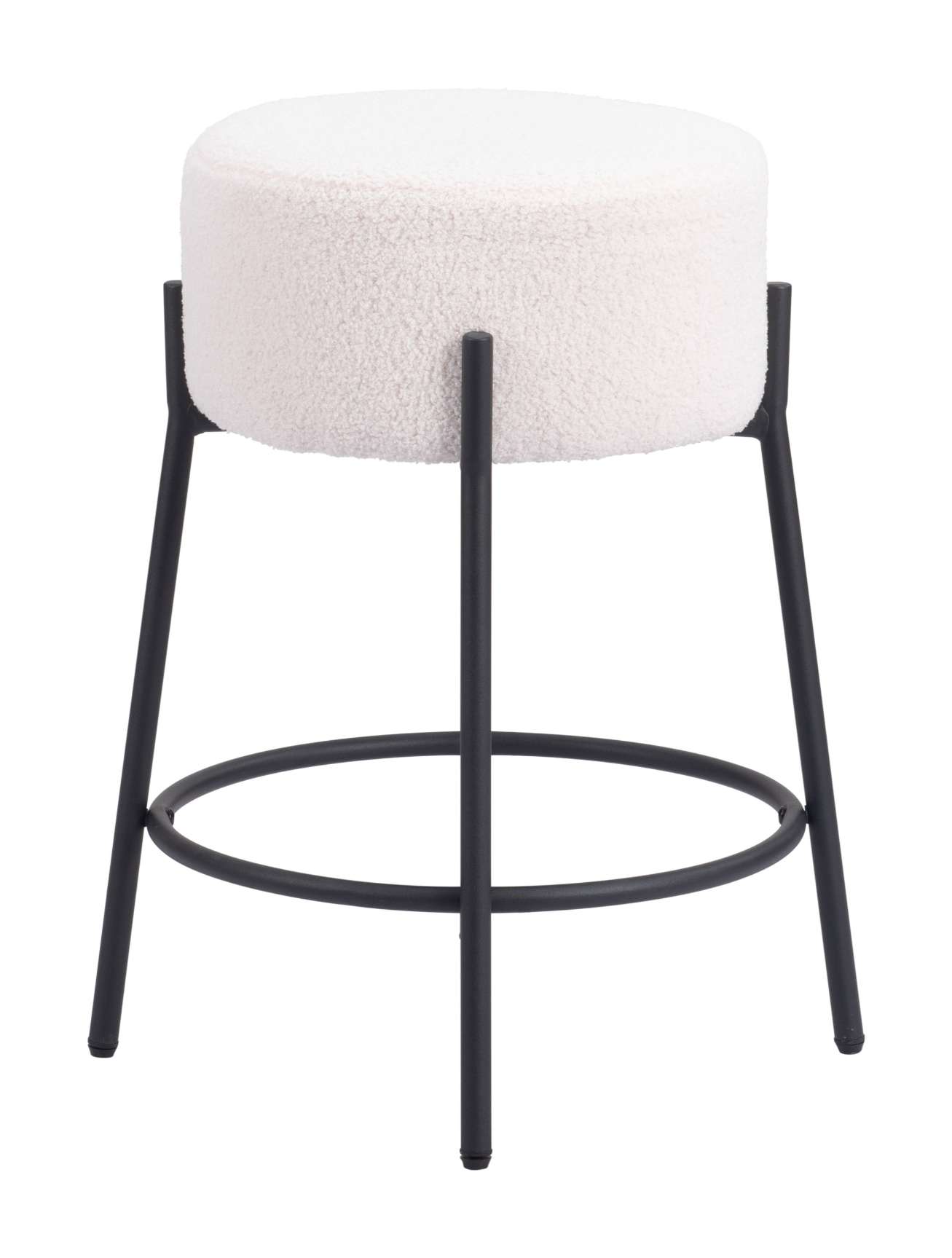 Zuo Modern Blanche Counter Stool in Ivory