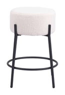 Zuo Modern Blanche Counter Stool in Ivory