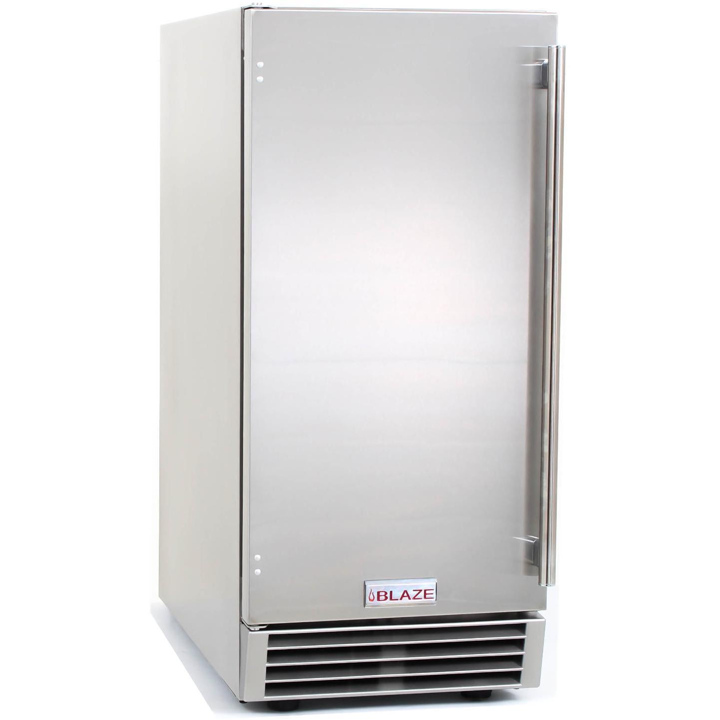 Blaze Grills 50 Lb. 15-Inch Outdoor Ice Maker with Gravity Drain