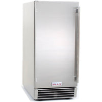 Blaze Grills 50 Lb. 15-Inch Outdoor Ice Maker with Gravity Drain