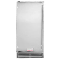 Blaze Grills 50 Lb. 15-Inch Outdoor Ice Maker with Gravity Drain