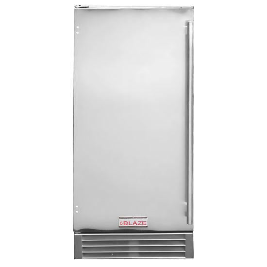 Blaze Grills 50 Lb. 15-Inch Outdoor Ice Maker with Gravity Drain