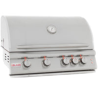 Blaze Grills Blaze 32-Inch 4-Burner LTE Gas Grill with Rear Burner and Built-in Lighting System