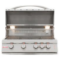 Blaze Grills Professional 44-Inch 4 Burner Built-In Gas Grill With Rear Infrared Burner