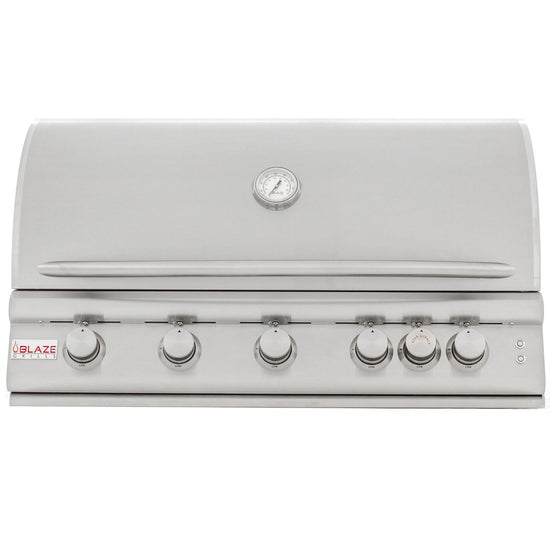 Blaze Grills 40-Inch 5-Burner LTE Gas Grill With Rear Burner And Built-in Lighting System