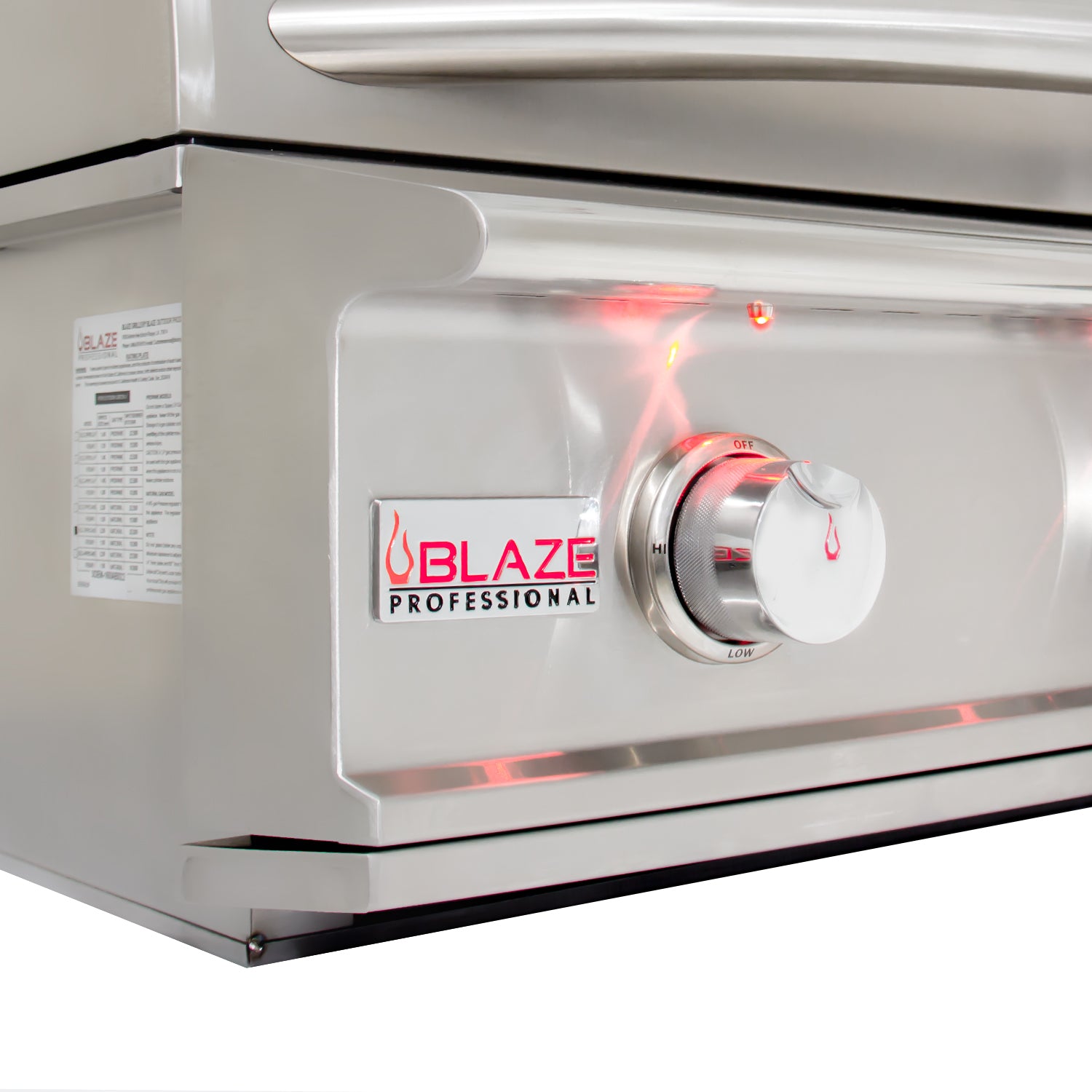 Blaze Grills Professional 44-Inch 4 Burner Built-In Gas Grill With Rear Infrared Burner