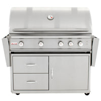 Blaze Grills Professional 44-Inch 4 Burner Built-In Gas Grill With Rear Infrared Burner