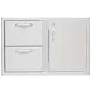 Blaze Grills 32 Inch Access Door & Double Drawer Combo