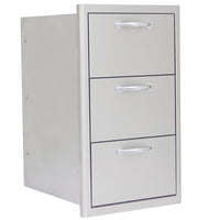 Blaze Grills 16-Inch Triple Access Drawer