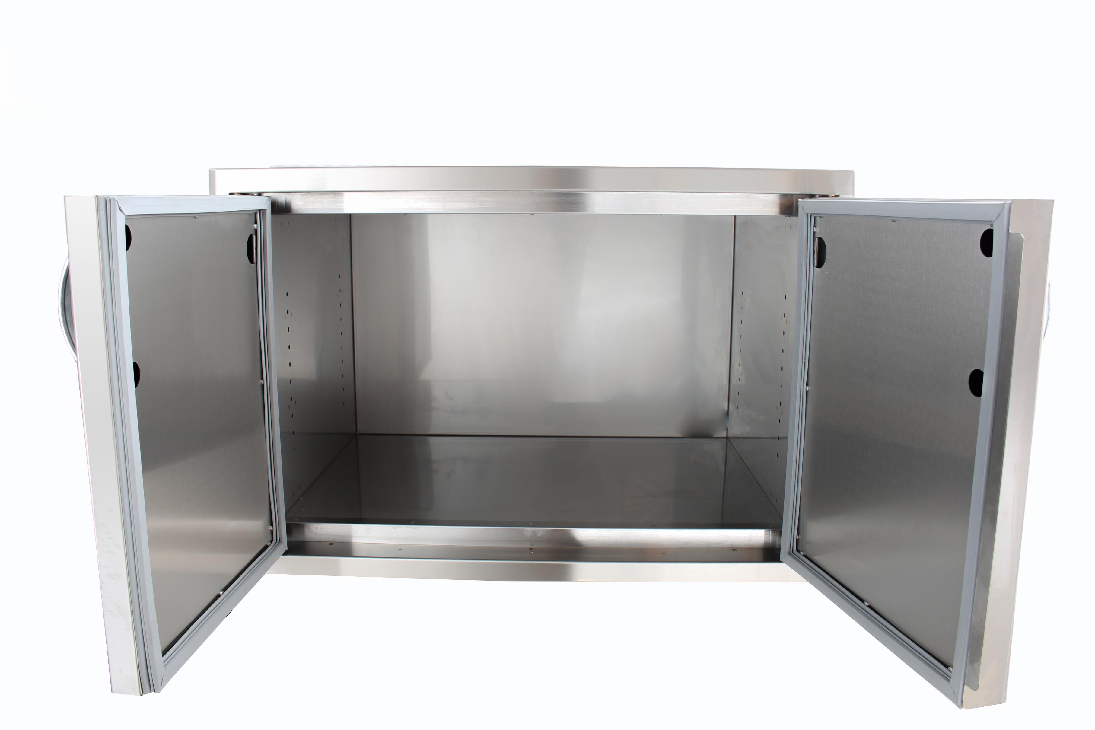 Blaze Grills Stainless Steel Enclosed Dry Storage Cabinet with Shelf