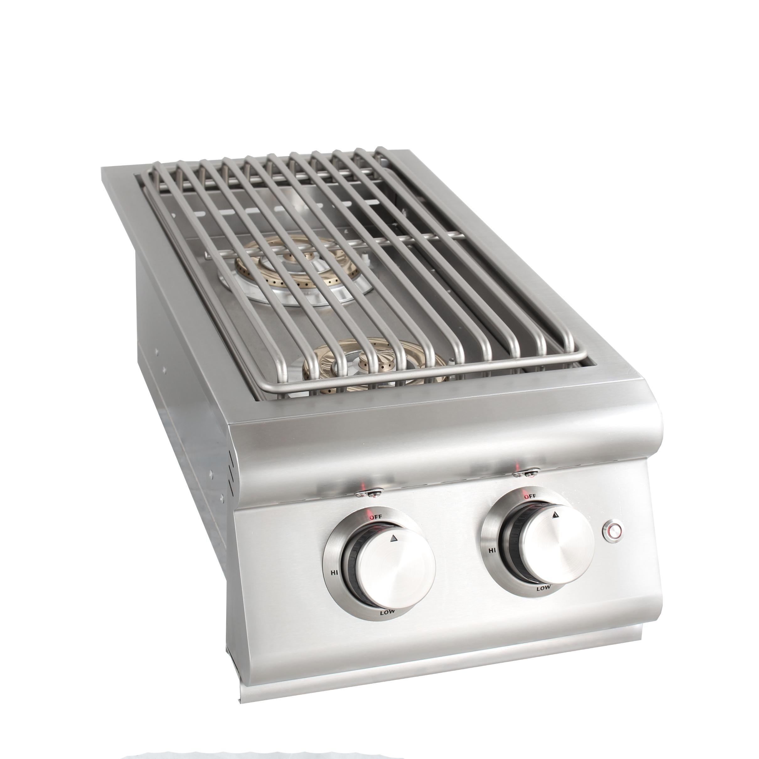 Blaze Grills Built-In Premium LTE Double Side Burner with Lights