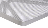 BFM Seating Nexus Dining Height Table In Grenadine/Titanium Silver
