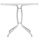 BFM Seating Nexus Dining Height Table In Grenadine/Titanium Silver