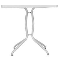 BFM Seating Nexus Dining Height Table In Grenadine/Titanium Silver