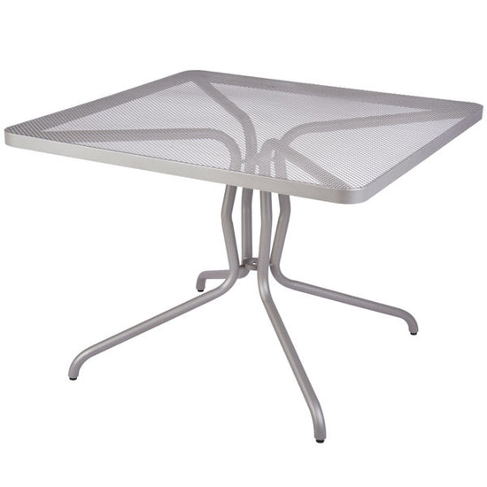 BFM Seating Nexus Dining Height Table In Grenadine/Titanium Silver