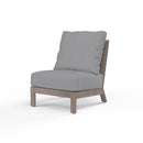 Sunset West Laguna Aluminum Armless Club with Cushion