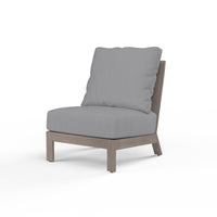 Sunset West Laguna Aluminum Armless Club with Cushion