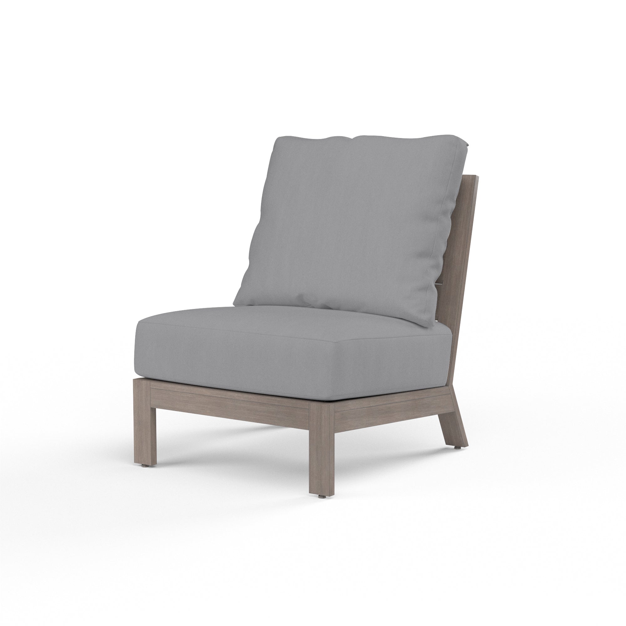 Sunset West Laguna Aluminum Armless Club with Cushion