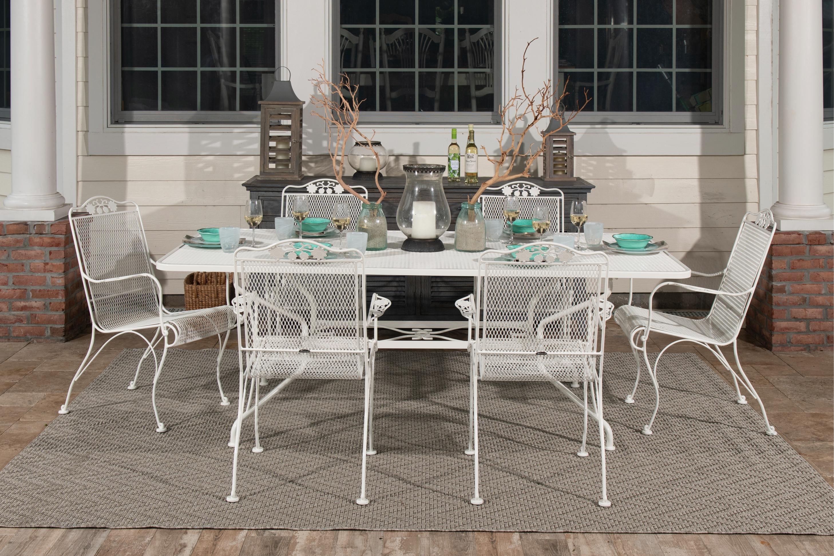 Woodard Briarwood High Back Dining Arm Chair