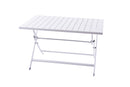 Vivere Brunch Aluminum Folding Table (White)