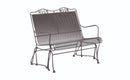 Woodard Briarwood High Back Love Seat Glider