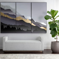 Sunpan Odette Bench - Ernst Silverstone / Maven Black