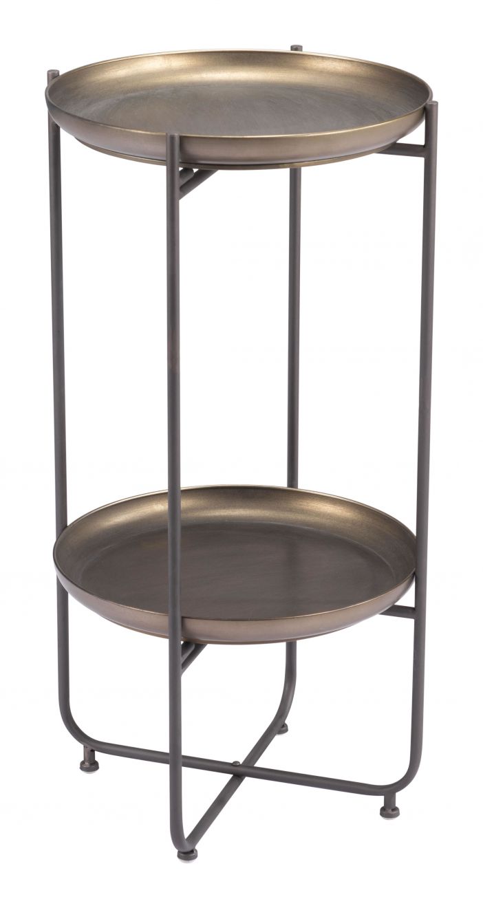 Zuo Moderrn Bronson Accent Table Bronze