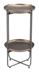 Zuo Moderrn Bronson Accent Table Bronze