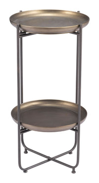 Zuo Moderrn Bronson Accent Table Bronze