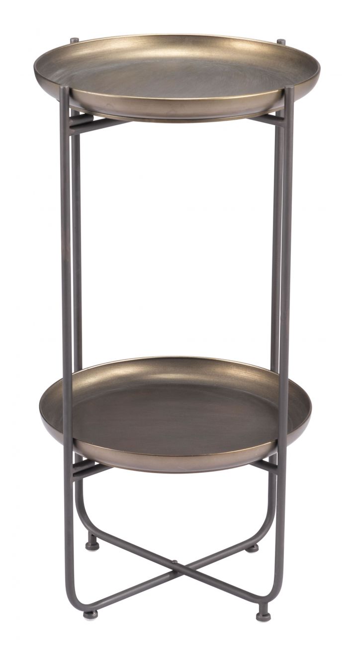 Zuo Moderrn Bronson Accent Table Bronze