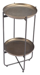 Zuo Moderrn Bronson Accent Table Bronze