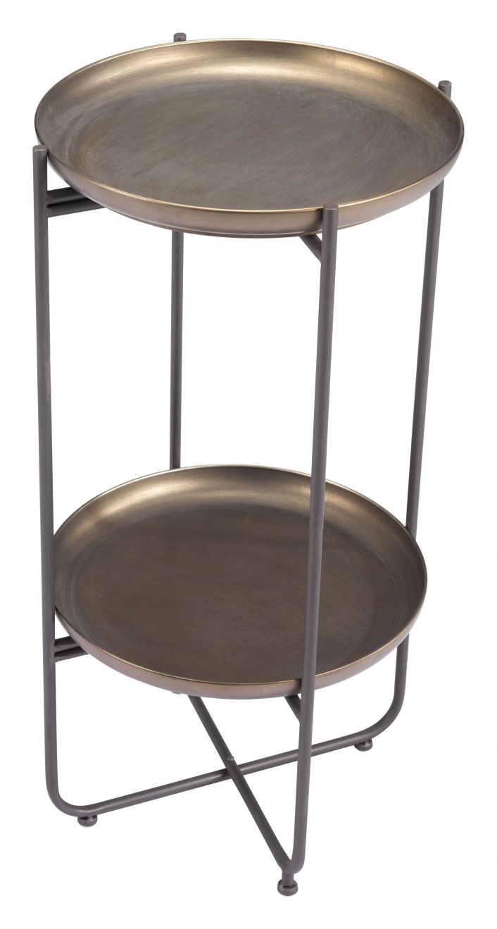 Zuo Moderrn Bronson Accent Table Bronze