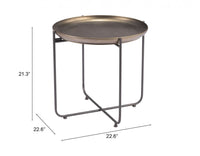 Zuo Modern Bronson Side Table Bronze