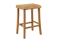 Greenington Tulip Counter Height Stool Caramelized / Black Walnut - Set of Two