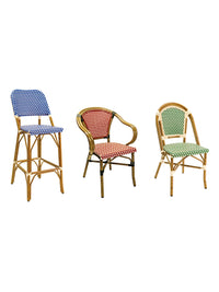 Florida Seating Hand Painted Aluminum Frame Barstool - BRT-01
