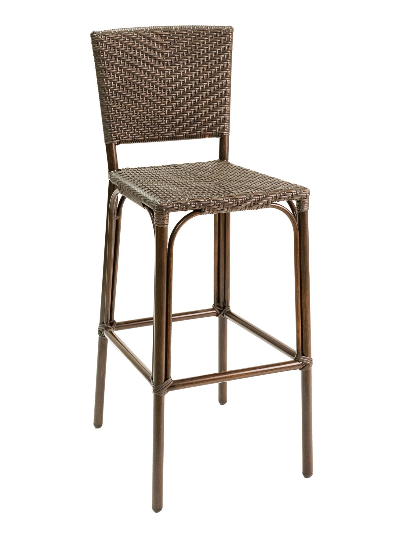 Florida Seating Hand Painted Aluminum Frame Barstool - BRT-05-0