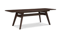 Greenington Currant 72 - 92" Extendable Dining Table In Caramelized / Black Walnut