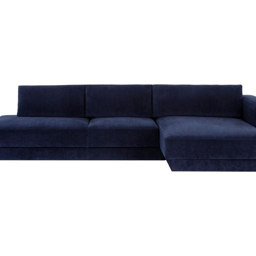 Sunpan Tecoma Sofa Chaise - Raf - Danny Cream / Danny Navy