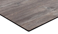 BFM Seating Tribeca 24x32 Compact Laminate Table Top - Driftwood - NEW EDGE